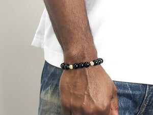 The Essential Black and Gold Bracelet